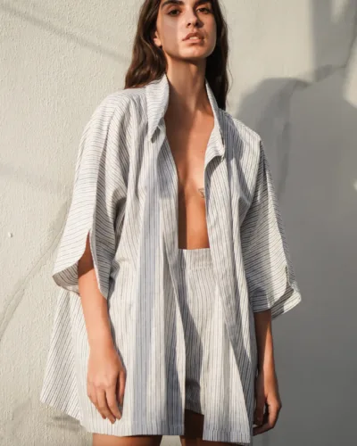 BOHO STRIPPED LINEN SET - Image 3