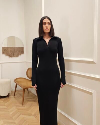 Stretch polo dress - Image 2