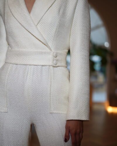 Italian Pearl Tweed Coco Overall - Image 2