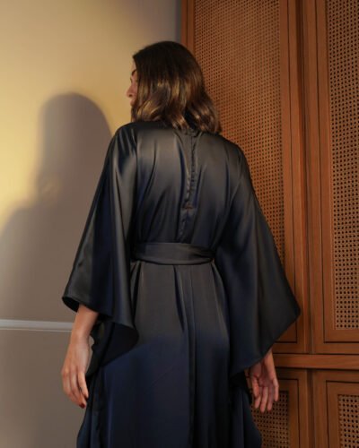 Double Satin Silk Kaftan - Image 2