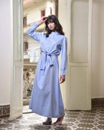 100% Italian Poplin Shirt Dress