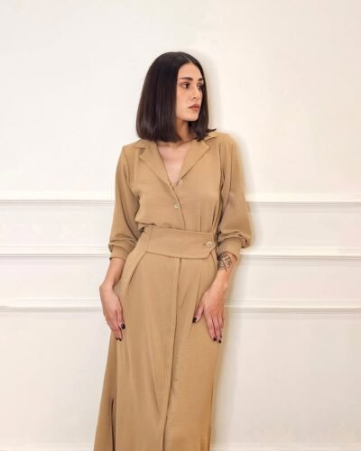 Fall Camel Dress