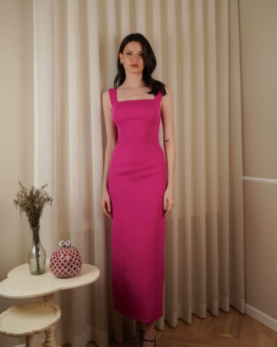 demi couture midi crepe dress nal by nala