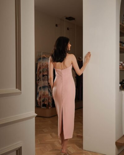Demi Couture Pink Midi Dress - Image 3