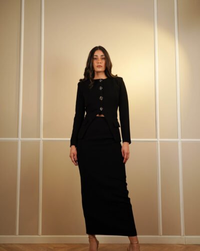 Time for romance blazer & skirt suit