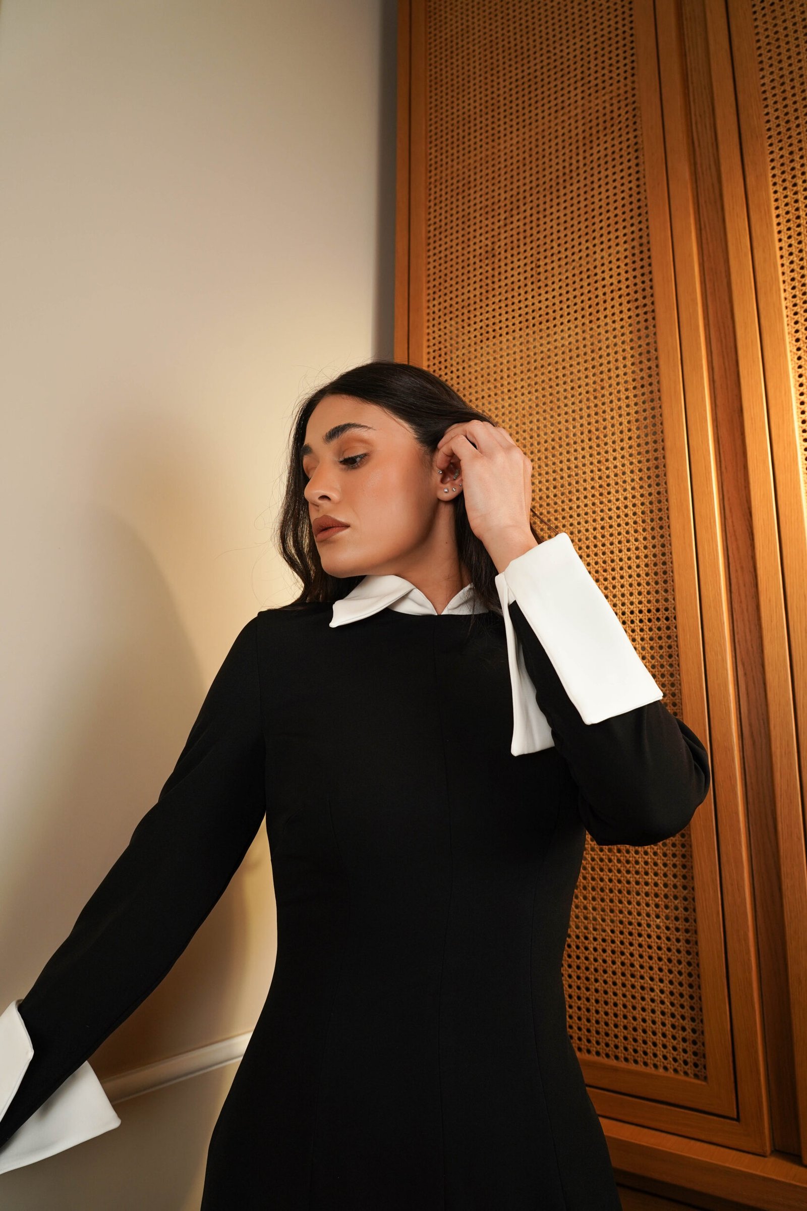 Collared Demi Couture Dress - Image 2